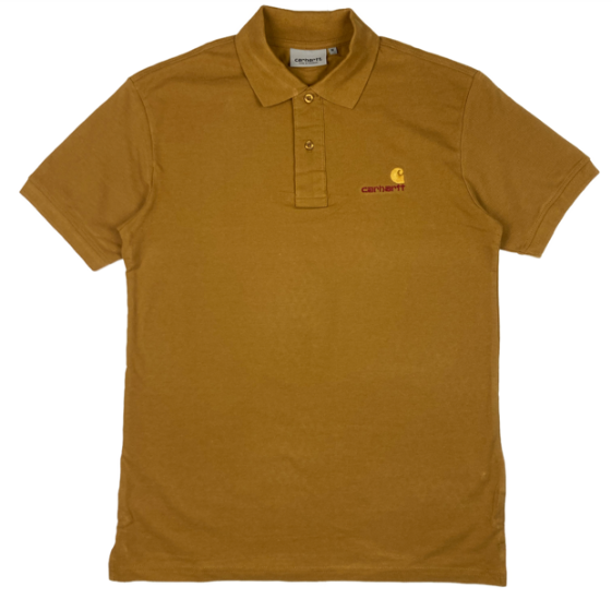 Carhartt WIP - Hamilton Brown American Script Polo Shirt